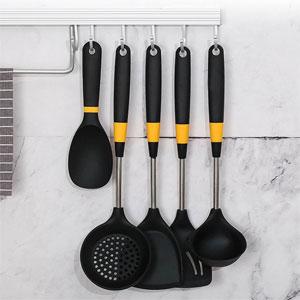 Best Silicone Kitchen Tools Cooing Utensil Set With Stainless Steel Handle